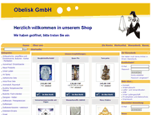 Tablet Screenshot of obelisk.ch